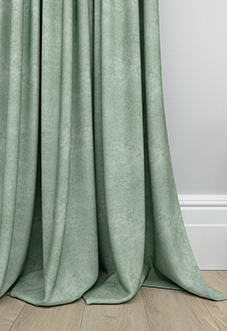 Florence Faux Suede, Light Jade - Made to Measure Curtains